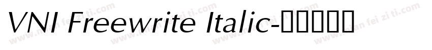 VNI Freewrite Italic字体转换
